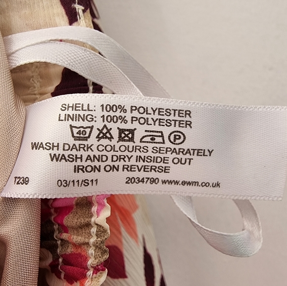 Honor Millburn at EWM Lightweight Floral Midi Skirt Size 22 - Picture 6 of 6